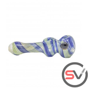DOUBLE BOWL SEA SWIRL HAND PIPE 5inch 3CT/PK